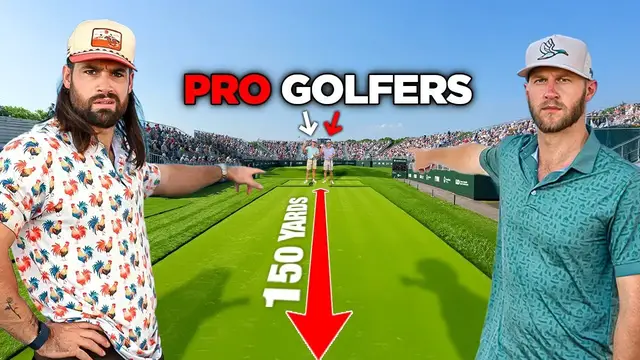Video thumbnail for Can Average Joes beat PGA Golfers at 150 Yards EVERY Hole?