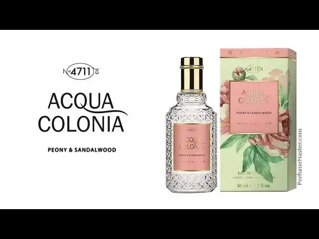 Video thumbnail for 4711 Acqua Colonia Peony Sandalwood New Fragrance