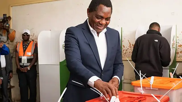 Video thumbnail for Zambian opposition leader to challenge presidential poll results in court
