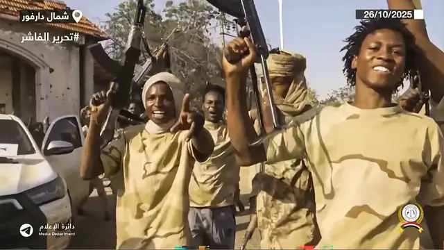'Video thumbnail for Yale report finds evidence of RSF mass killings in Sudan’s el-Fasher'