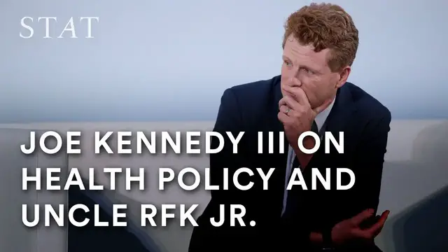 'Video thumbnail for Joe Kennedy III on health policy and uncle RFK Jr.'