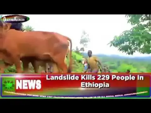 'Video thumbnail for Landslide Kills 229 People In Ethiopia ~ OsazuwaAkonedo'