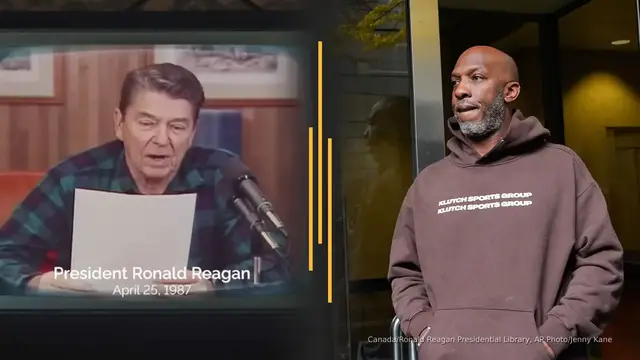 'Video thumbnail for Trump ends Canada trade talks over Reagan ad; Chauncey Billups faces gambling charges'
