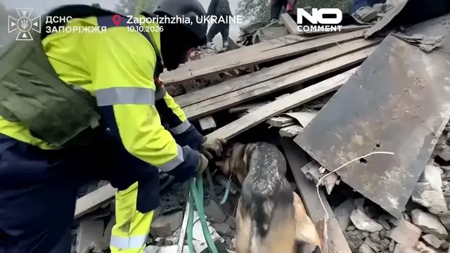 Video thumbnail for Zaporizhzhia airstrikes kill 17 as Russia intensifies attacks across Ukraine
