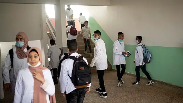 'Video thumbnail for Morocco: Excitement as students, families gear up for new school year'
