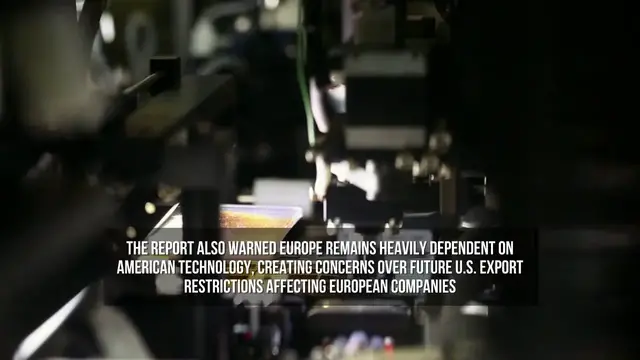 Video thumbnail for Report Warns Europe's Chip Industry Faces Growing Global Risks.
