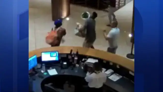 Video thumbnail for Flowerpot fury: Police seek man accused of assaulting victim with planter