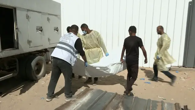 'Video thumbnail for Israel, Hamas exchange remains of the deceased under new ceasefire'