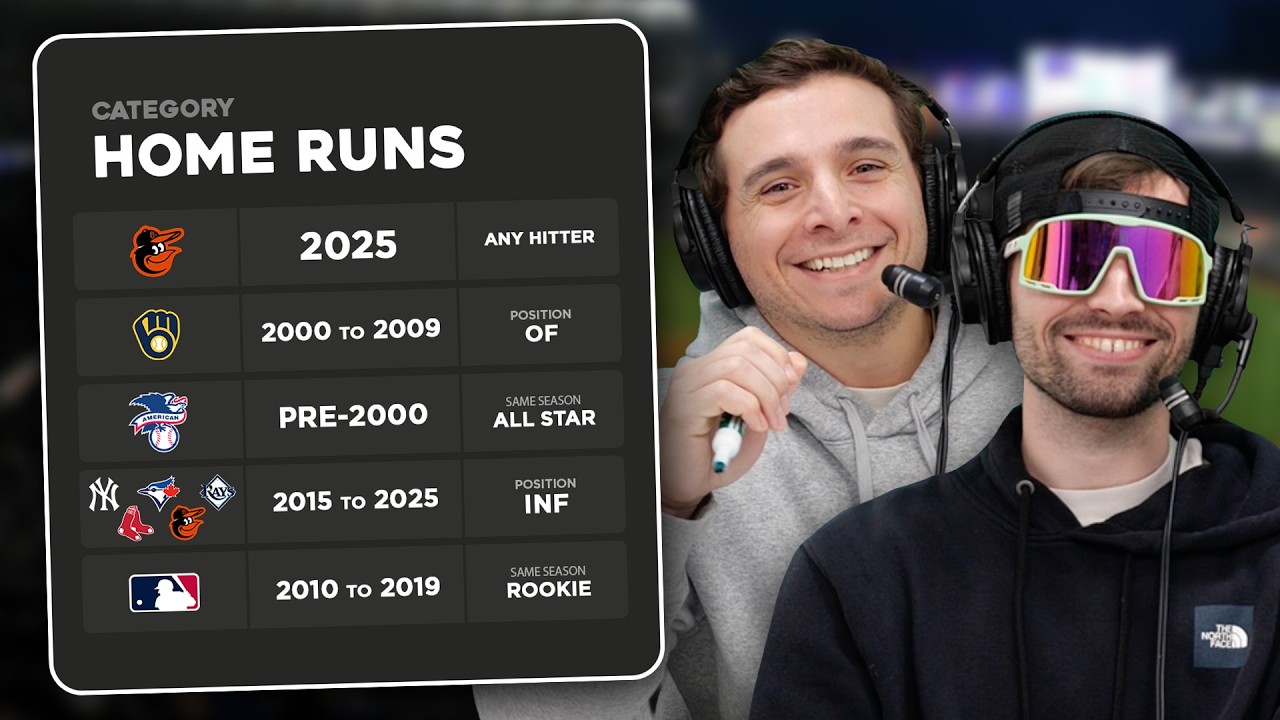 Video thumbnail for Which MLB players fit these exact categories? (Statpad Head-to-Head 3.0)