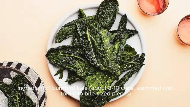 Video thumbnail for Oil-Free Crispy Kale Chips
