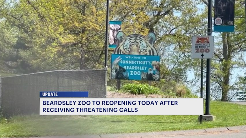 Video thumbnail for Beardsley Zoo to reopen Wednesday after temporary closure prompted by threatening calls