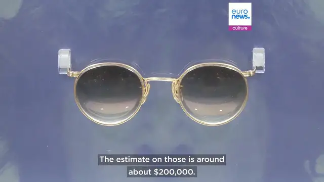 'Video thumbnail for Sale of the week: Iconic memorabilia from Lennon, Elvis, Jackson and Oasis up for grabs in London'