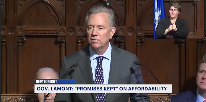 Video thumbnail for ‘Promises kept.’ Gov. Lamont touts tax relief as campaign season starts