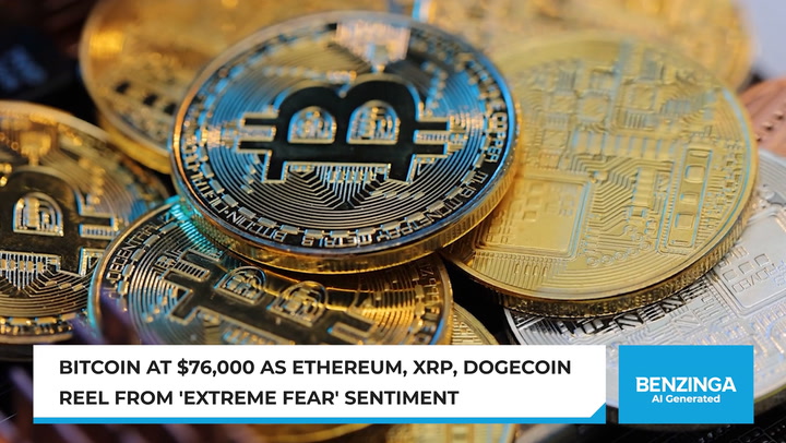 Video thumbnail for Bitcoin Near $76K