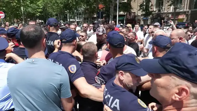 Video thumbnail for Albania: Protests continue in Tirana against alleged Trump’s son-in-law-linked project (2).
