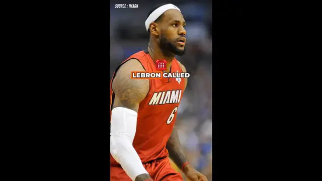 'Video thumbnail for LeBron James Reveals Biggest Career Turning Point'