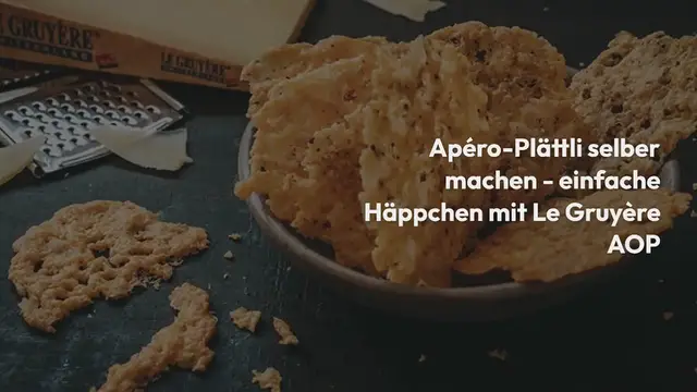 Video thumbnail for Apéro-Platte: Schnelle und einfache Ideen mit Le Gruyère AOP