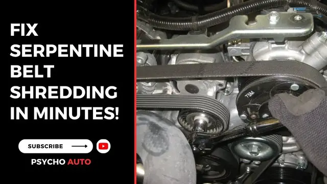 Video thumbnail for Fix Serpentine Belt Shredding in Minutes!