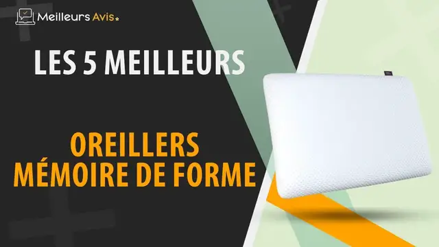 Video thumbnail for ⭐️ MEILLEUR OREILLER MEMOIRE DE FORME - Comparatif 2023