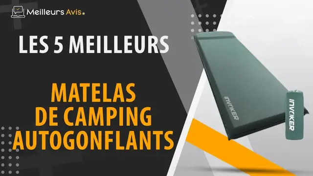 Video thumbnail for ⭐️ MEILLEUR MATELAS DE CAMPING AUTOGONFLANT - Comparatif 2023