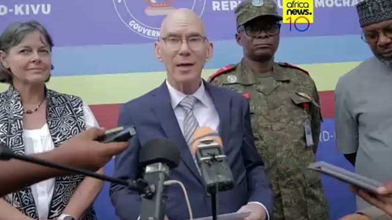 Video thumbnail for New MONUSCO chief makes first field visit to eastern DRC