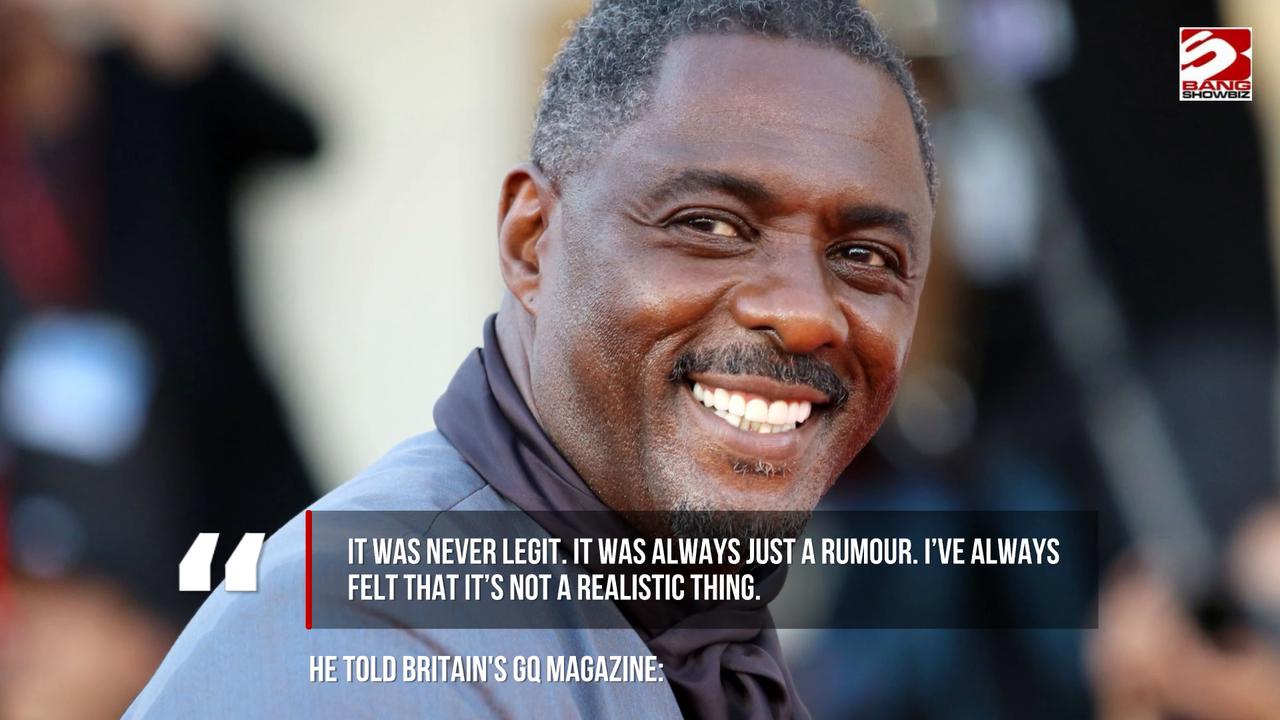 Video thumbnail for Sir Idris Elba denies James Bond speculation: 007 shouldn't be 'woke'