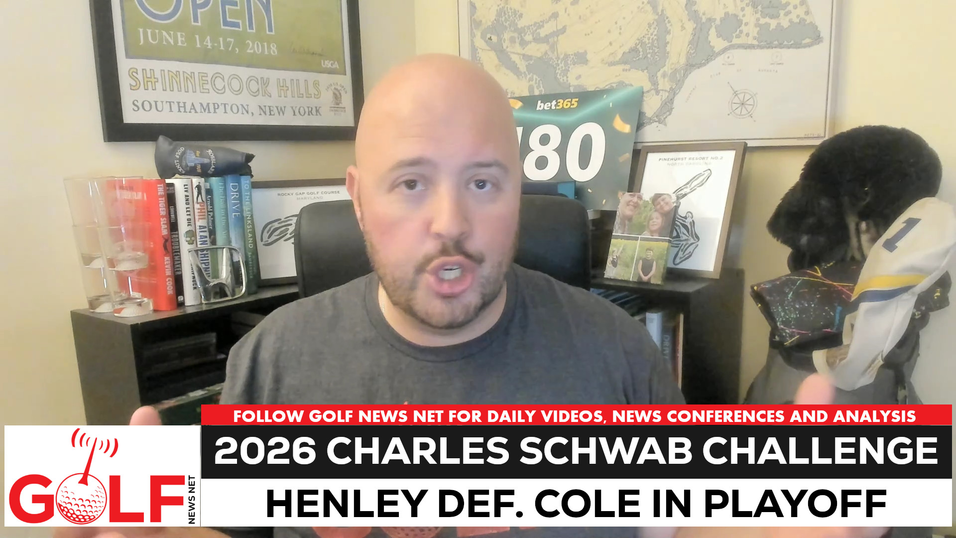 Video thumbnail for Russell Henley wins 2026 Charles Schwab Challenge in dramatic finish