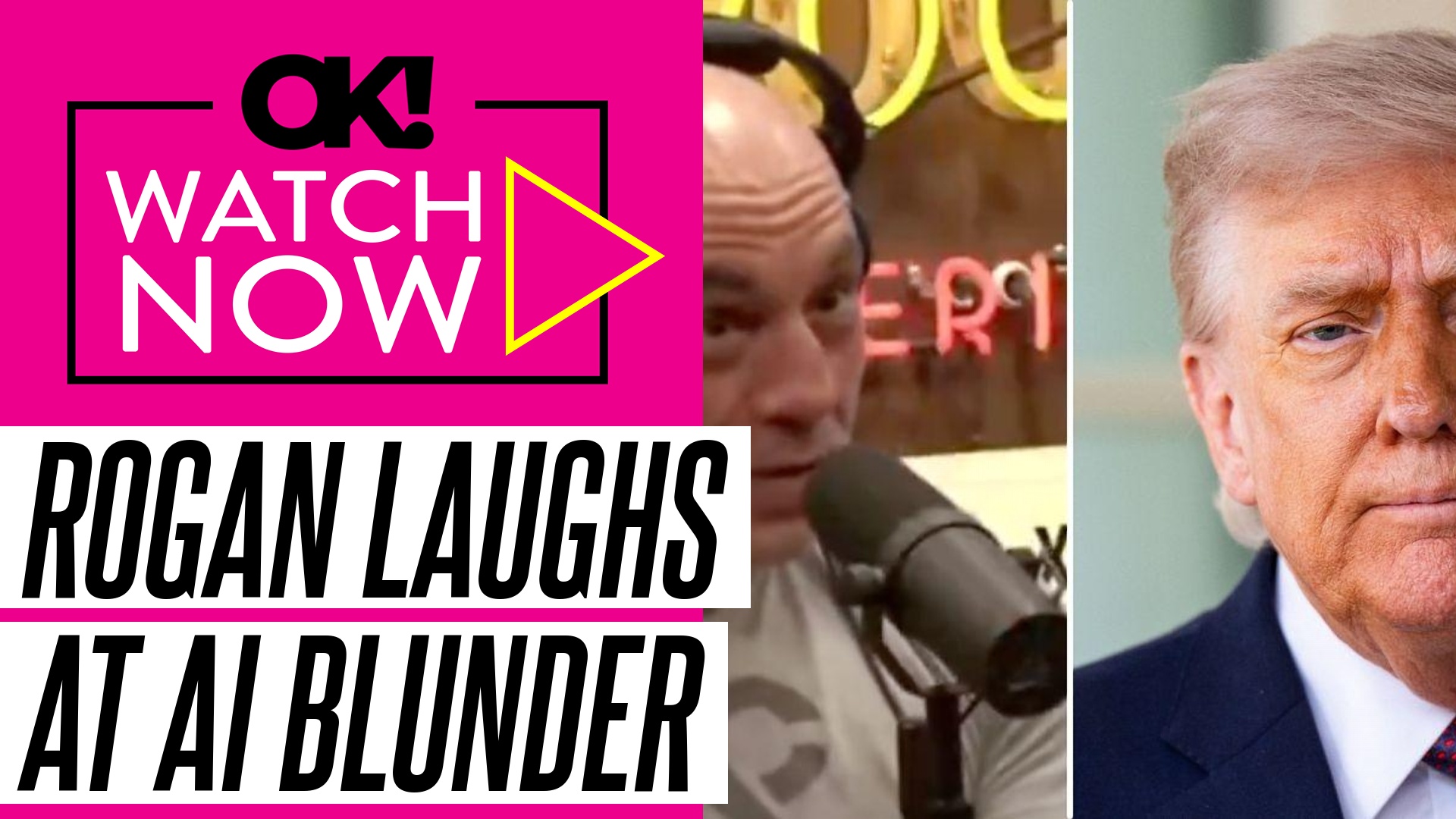 Video thumbnail for Joe Rogan Bursts Out Laughing Over Donald Trump's Claim That AI Picture Depicted Him as a Doctor - Not Jesus