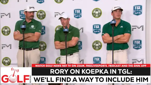 Video thumbnail for Rory McIlroy: Brooks Koepka would be welcome in TGL