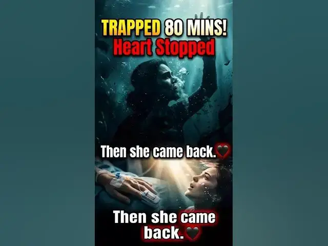 Video thumbnail for She was trapped underwater for 80 minutes😱😱