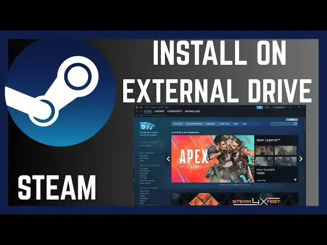 'Video thumbnail for How To Install Steam Games On External Drive'