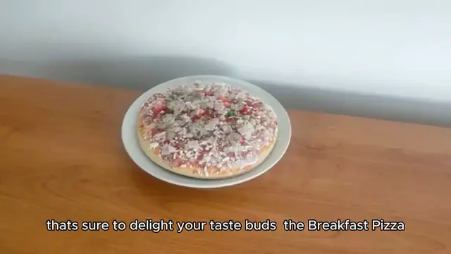 Video thumbnail for Breakfast pizza recipe