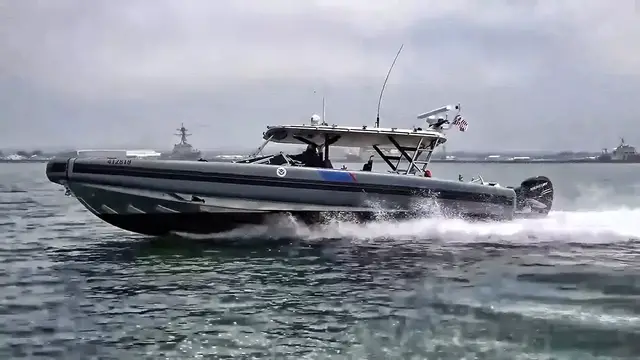 'Video thumbnail for CBP San Diego Gets New Coastal Interceptor Vessel'