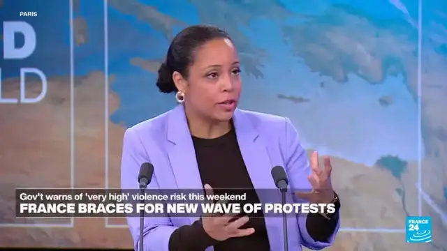 Video thumbnail for France braces for new wave of protests, govt warns of 'very high' violence risk