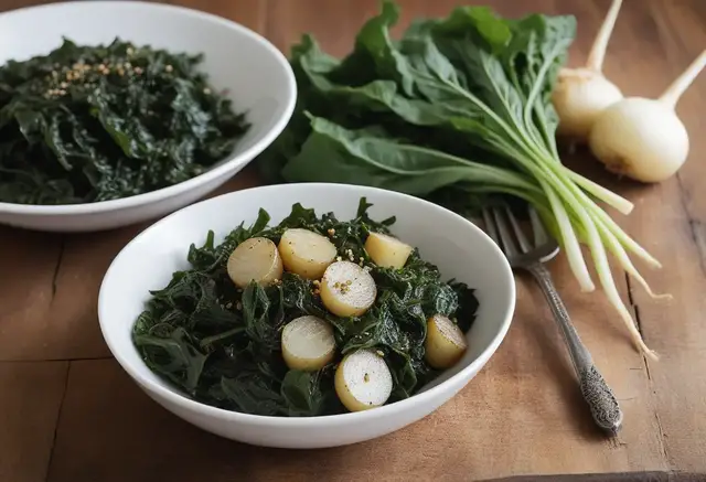 Video thumbnail for Turnip Greens Recipe