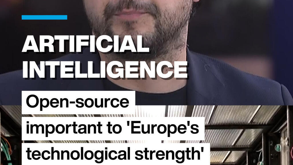 Video thumbnail for Artificial Intelligence: Open-source important to 'Europe's tech strength'