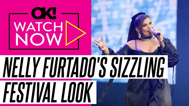 'Video thumbnail for Nelly Furtado Shows Off Curves in Micro Shorts and Figure-Hugging Top at U.K. Festival Performance: Photos'