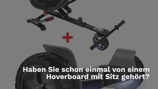 Video thumbnail for Hoverboard mit Sitz Test 2024