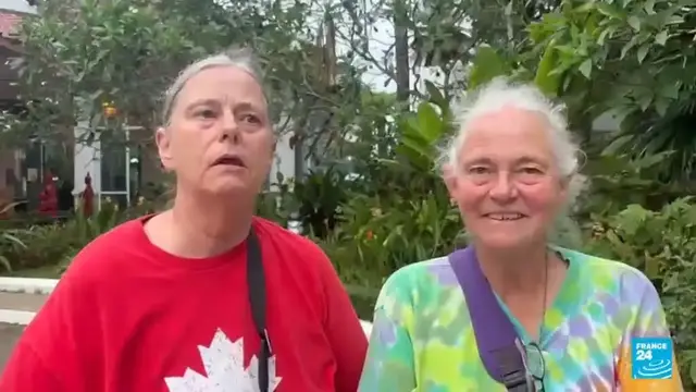 Video thumbnail for US cruise ship halts world voyage over fuel costs, 200 passengers stranded in Cambodia
