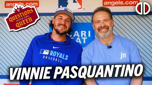 'Video thumbnail for Vinnie Pasquantino Explains Why He Got Cornrows | Dugout Discussions Season Finale'