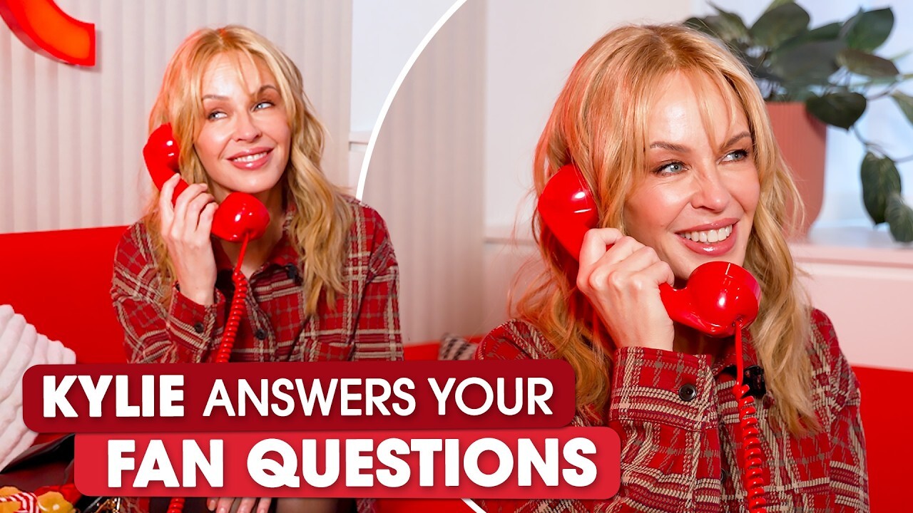 Video thumbnail for Kylie Minogue opens up about her Welsh roots, favourite era & go-to outfits