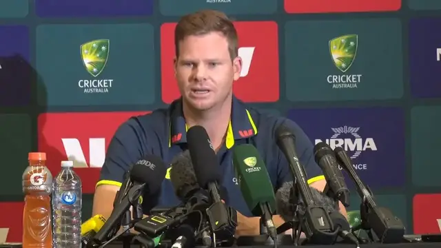 Video thumbnail for Smith takes a swipe at Panesar comments on the eve of Ashes