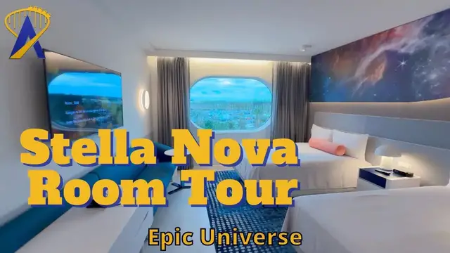 Video thumbnail for Full Room Tour of Epic Universe Stella Nova Resort