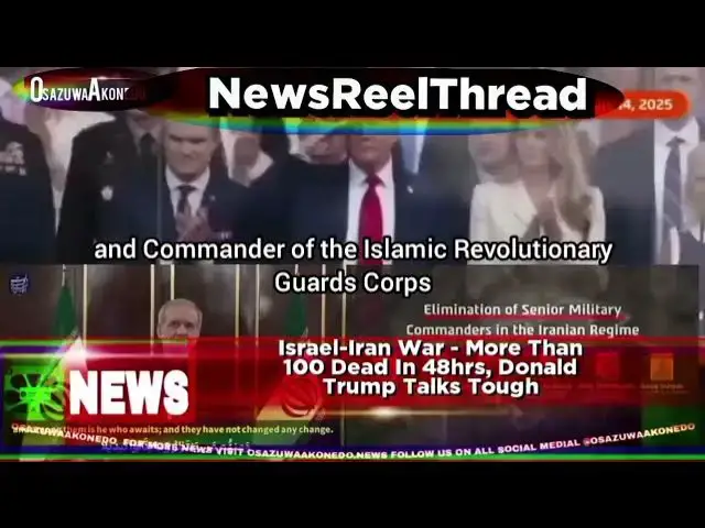 Video thumbnail for NewsReelThread @11pm 19-6