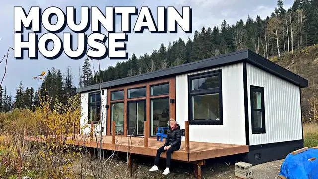 Video thumbnail for They Built a Steel Frame PREFAB HOME for the Rocky Mountains to get a 10/10 View!