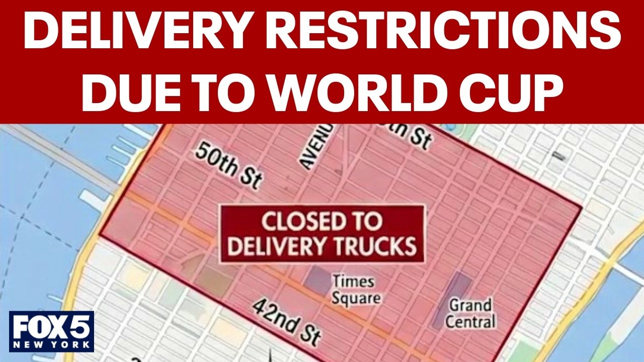 Video thumbnail for Truck deliveries in Midtown restricted on World Cup match days
