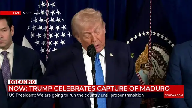 Video thumbnail for Donald Trump brands Venezuelans in US as 'extremely happy' and says 'they won't suffer anymore'