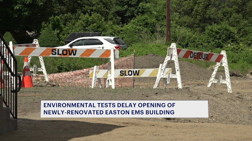 Video thumbnail for 'A little demoralizing.' Environmental testing delays opening of newly-renovated Easton EMS building
