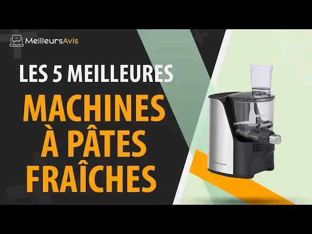 Video thumbnail for ⭐️ MEILLEURE MACHINE À PÂTES FRAÎCHES - Comparatif 2024