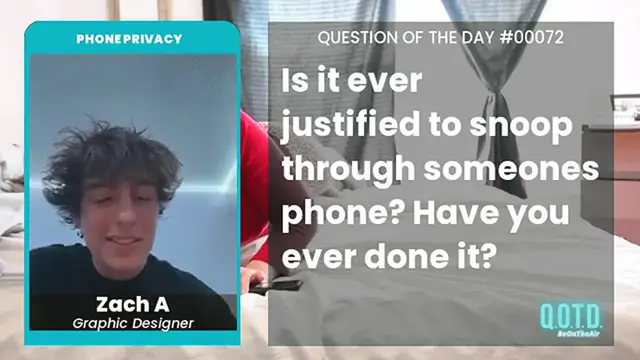 Video thumbnail for With phone spying, Zach says "do as I say, not as I do"!